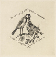 TvB G 2983
<br/>
Nieuwjaars kaart (vogels)
<br/>
<em>Valença, Engelien Reitsma (1889-1981)</em>